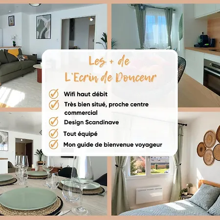 L'ecrin De Douceur - Balcon, Parking, Wi-fi